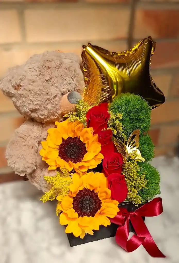 Box Girasol Y Rosas