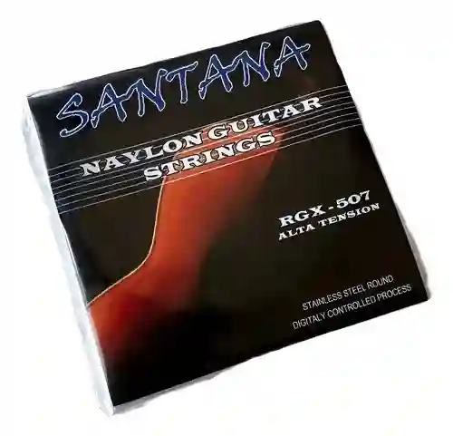 Cuerdas De Guitarra Santana Rgx 507 Tensión Media Nylon / Stainless Steel (paquete X6) 🎸🎶