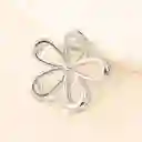 Pinza Caimán Gancho Flor Metalizada Cabello