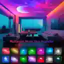 Proyector Galaxias Luna Astronauta Bluetooth Parlante