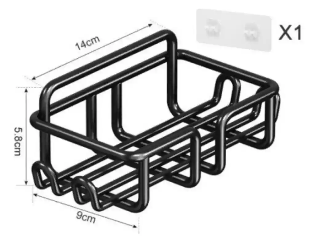 Organizador Ducha Baño Esquinero Inoxidable X4