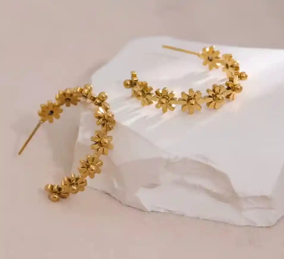 Candongas Dalias Doradas