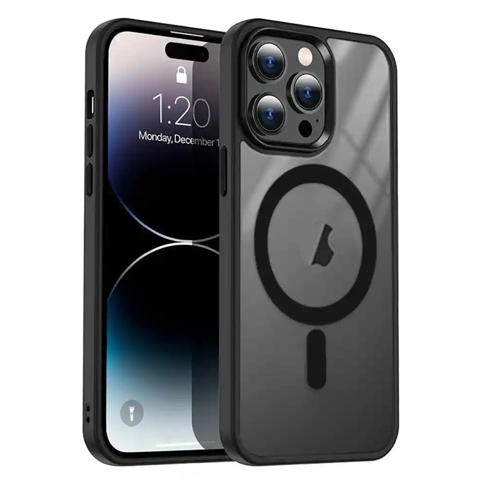 Funda Magnética Iphone 16 Pro Max Magsafe Color Negro