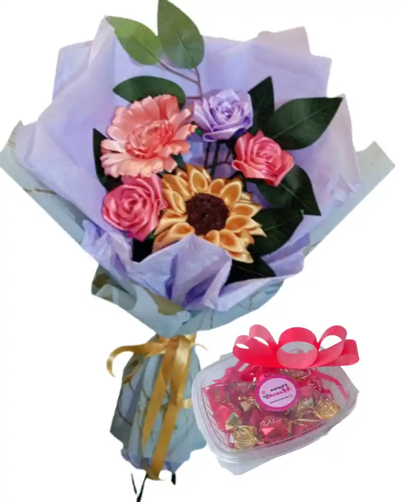 Ramo Radiante Eterno Con Chocolates