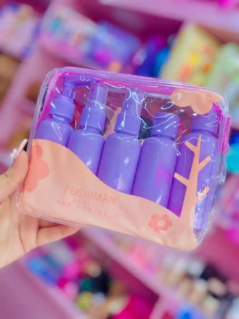 💖 Kit De Viaje Pastel — Lleva Tus Esenciales A Todas Partes ✈️✨