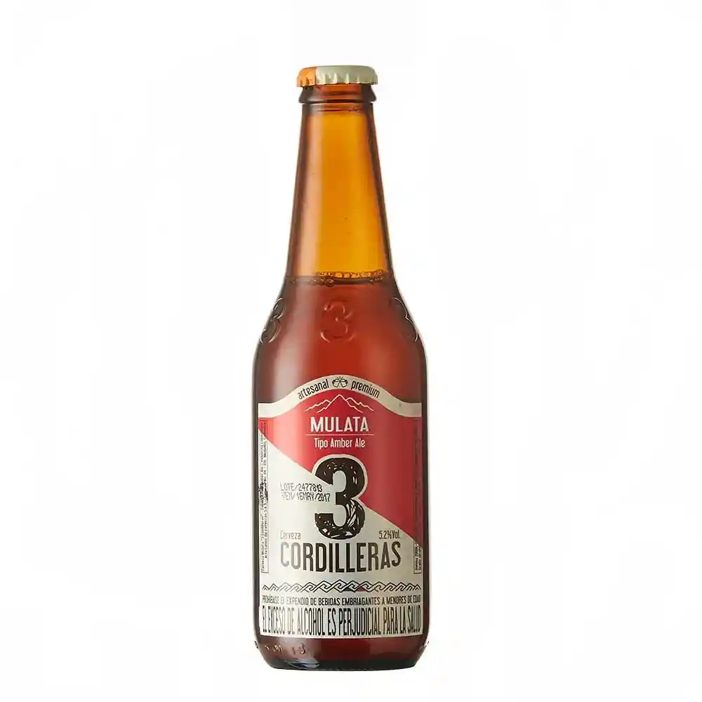 Cerveza 3 Cordilleras Mulata 300 Ml