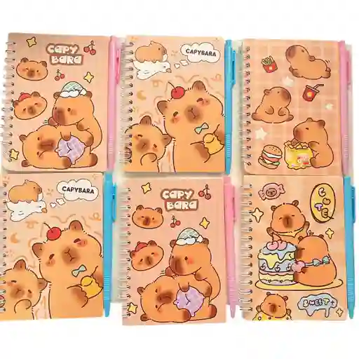 Libreta Con Esfero Capibara