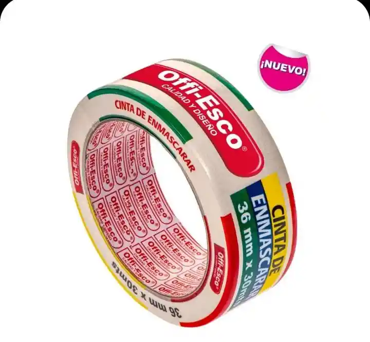 Cinta Enmascarar 36mm X 30mts