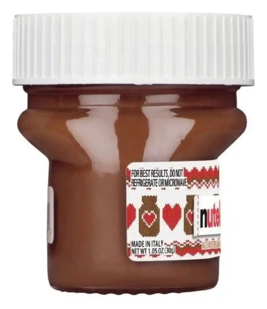 Nutella Ferrero® Mini Tarro De Vidrio Edición Navidad 30g