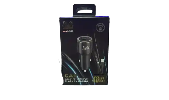 Cargador Para Carro De 48w Carga Rapida Con Doble Entrada Alta Calidad