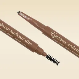 💕 Lapiz De Cejas Eye Brow Natural Duo Myk – Define, Rellena Y Da Forma A Tus Cejas 🌿