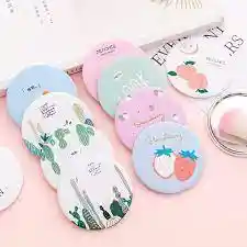 💫 Espejo Redondo De Cartera – Práctico Y Elegante ✨