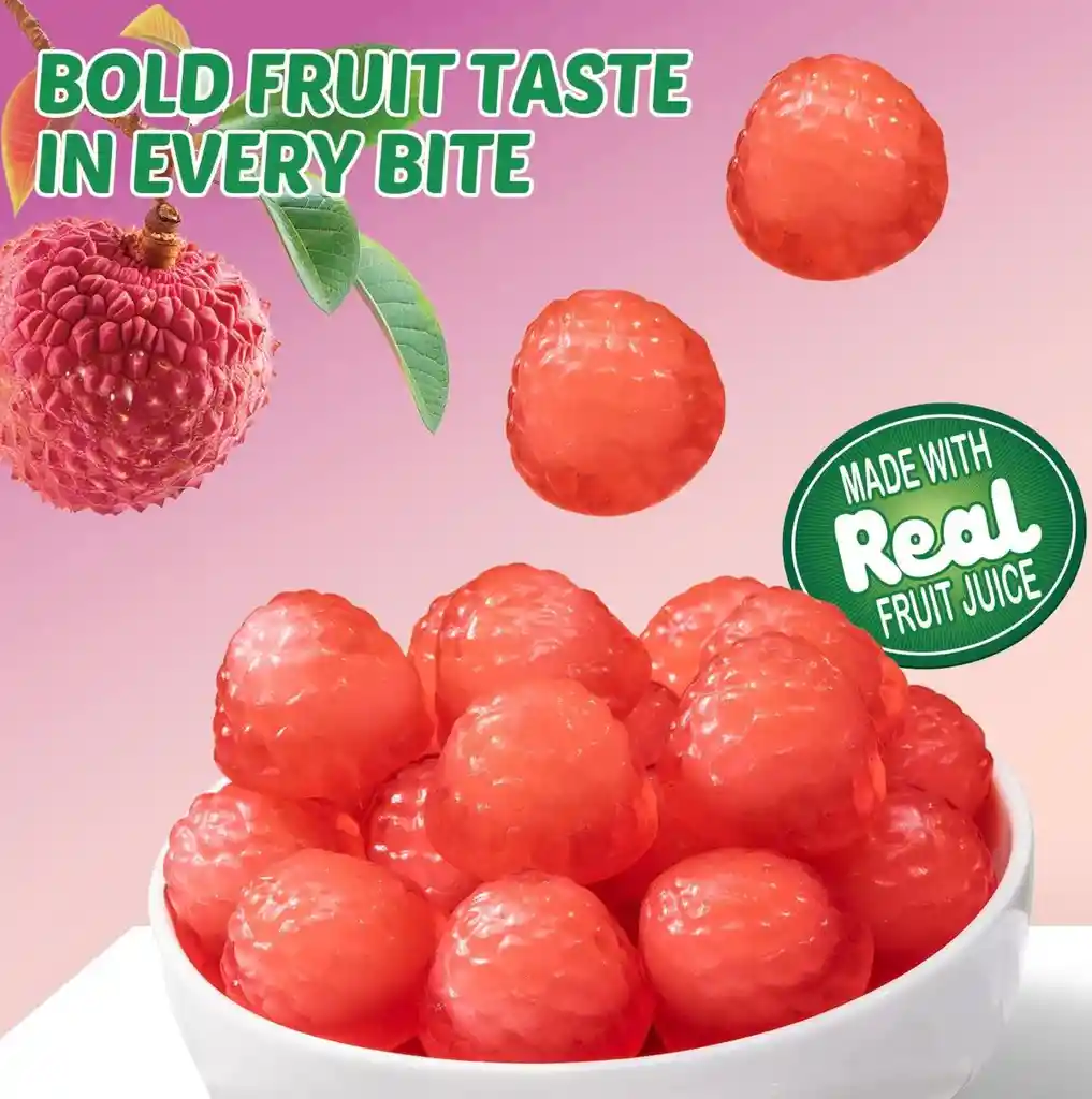 Gomas Peelerz Pelables Importadas Sabor Lychee (120g)