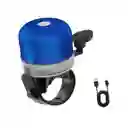 Timbre Para Bicicleta Con Luz Led Recargable Usb