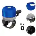 Timbre Para Bicicleta Con Luz Led Recargable Usb
