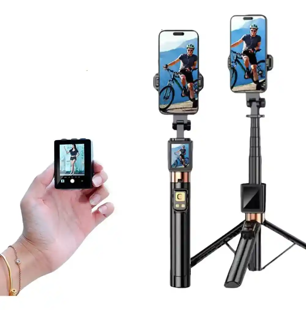 Palo Selfie Trípode Con Pantalla Inalámbrica Wifi Y Control Bluetooth