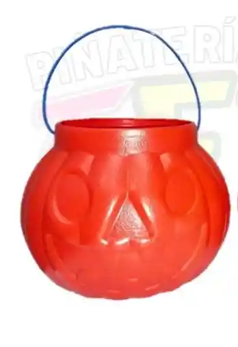 Calabaza Para Dulces Tradicional Plástica Halloween