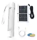 Lámpara Solar Portátil Recargable Con Panel Solar Y Usb