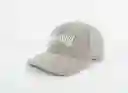 Gorra Suede Drop Gris Claro