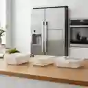 Set De Contenedores Para Organizar Alimentos En La Nevera X 3 Unidades