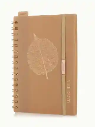 Agenda Idealink Hoja Dorado Ref 4