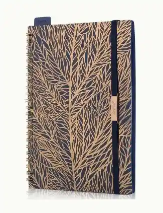 Agenda Idealink Azul Dorado Ref 3