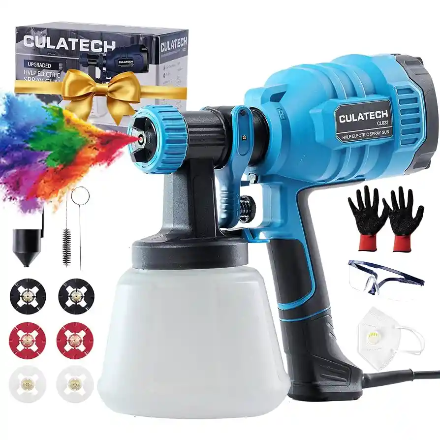 Pistola Eléctrica Para Pintar Con Accesorios