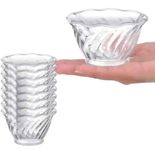 Copa Sundae 3.5 Onzas X 25 Unds, Copa Para Postres