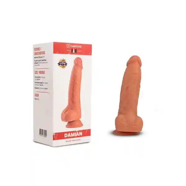 Dildo Realista Damian 20 Cm Camtoyz