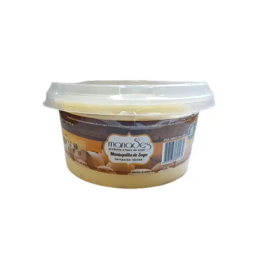 Mantequilla De Soya X250g Manases