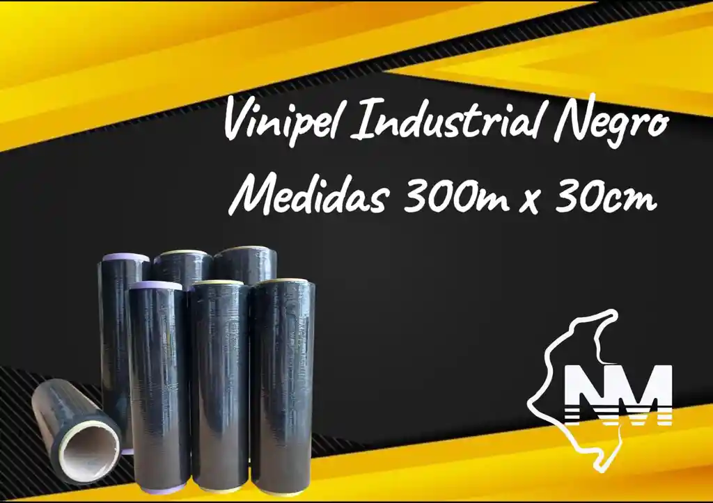 Vinipel Industrial Negro 300m * 30cm