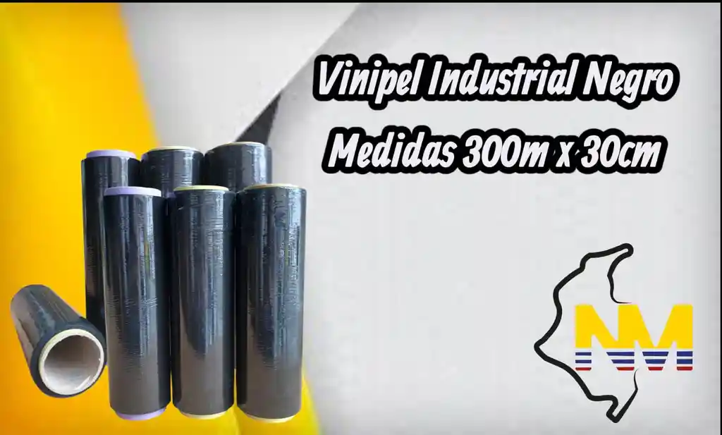 Vinipel Industrial Negro 300m * 30cm