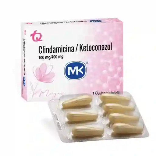 Clindamicina / Ketoconazol 100mg/400mg Ovulos Vaginales