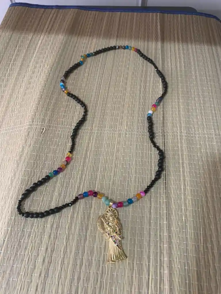 Collar De La Santa Muerte 7 Colores