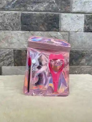Kit De Pestañas Postizas 3d De Visón