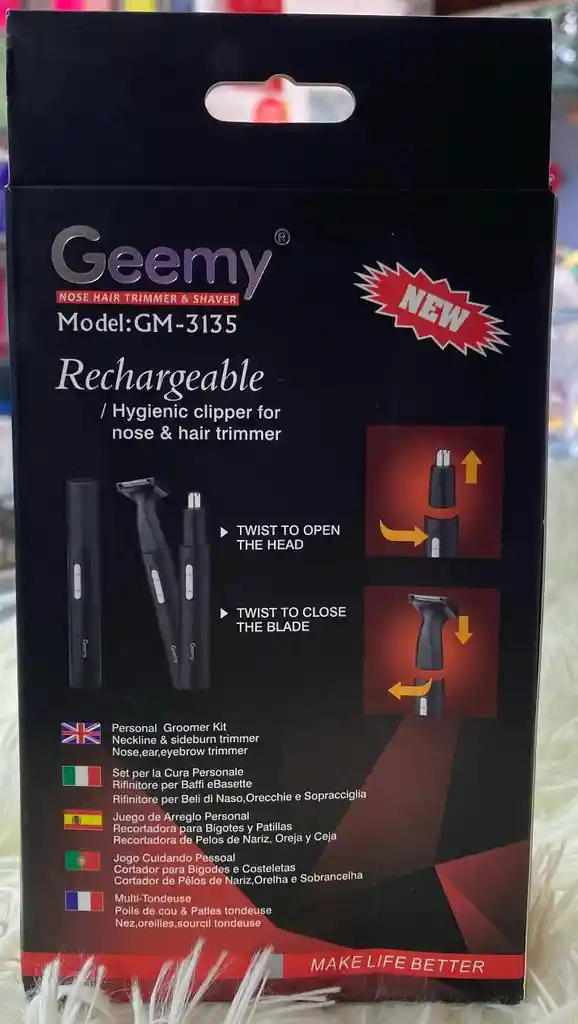 Afeitadora 2 En 1 Gm-3135