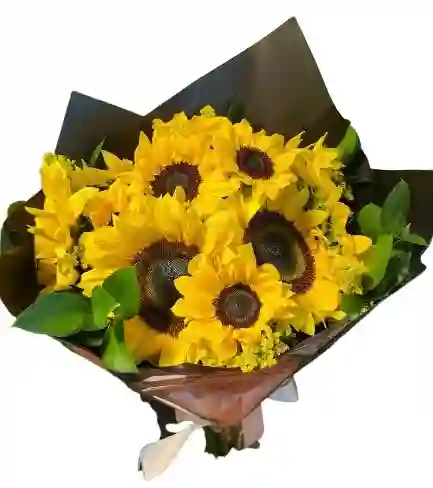 Ramo De Girasoles Premium 12 Tallos