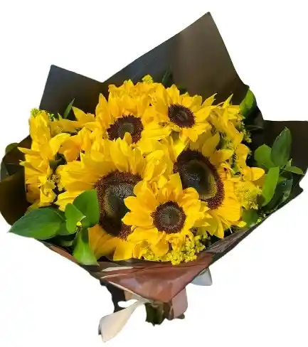Ramo De Girasoles Premium 12 Tallos