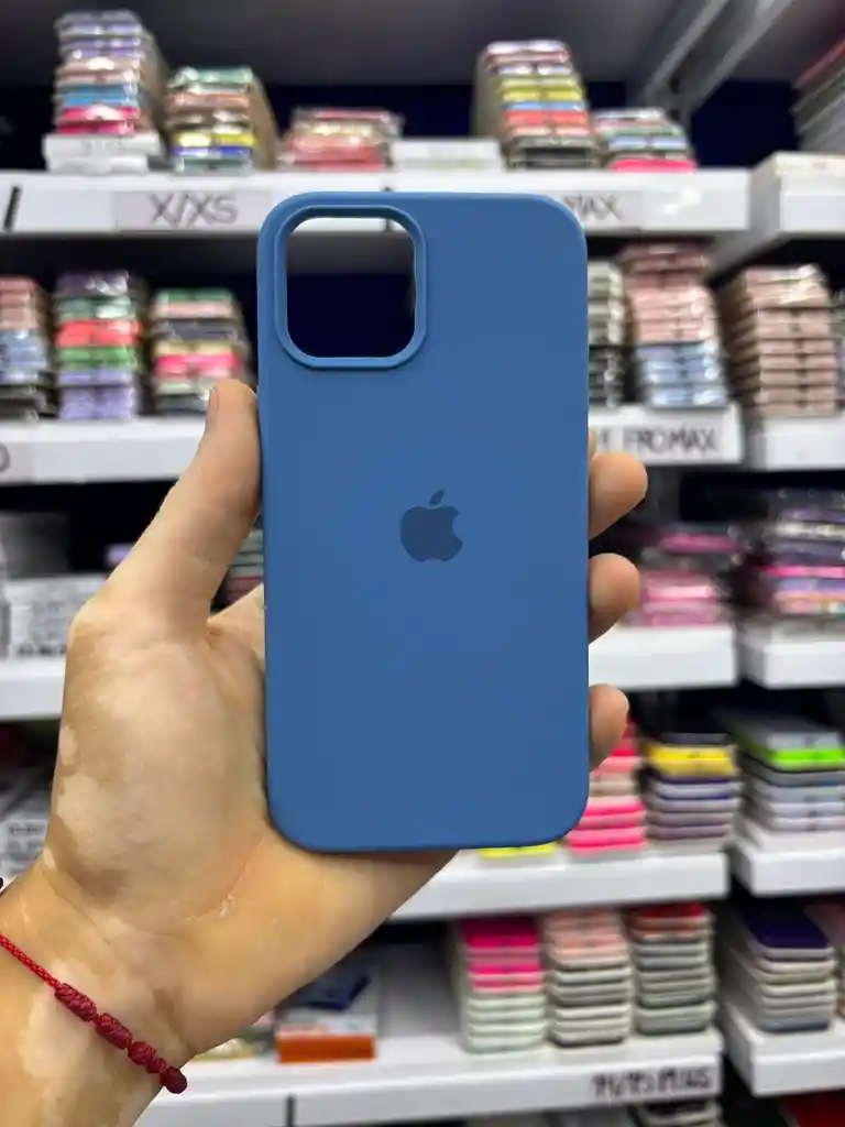 Iphone 15 Pro Max | Color Azul Capri | Silicone Case | Rigido | Carcasa Protectora | Antihumedad