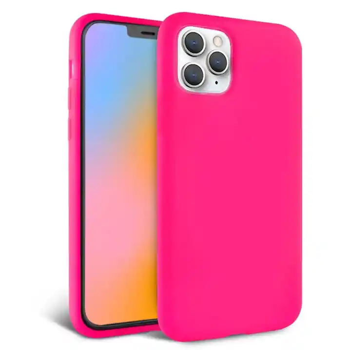 Silicon Case Iphone 11 Pro Max Fucsia