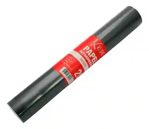 Rollo Papel Contact Negro X2 Metros