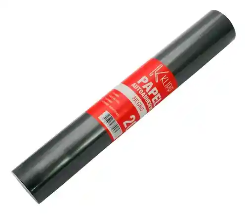 Rollo Papel Contact Negro X2 Metros