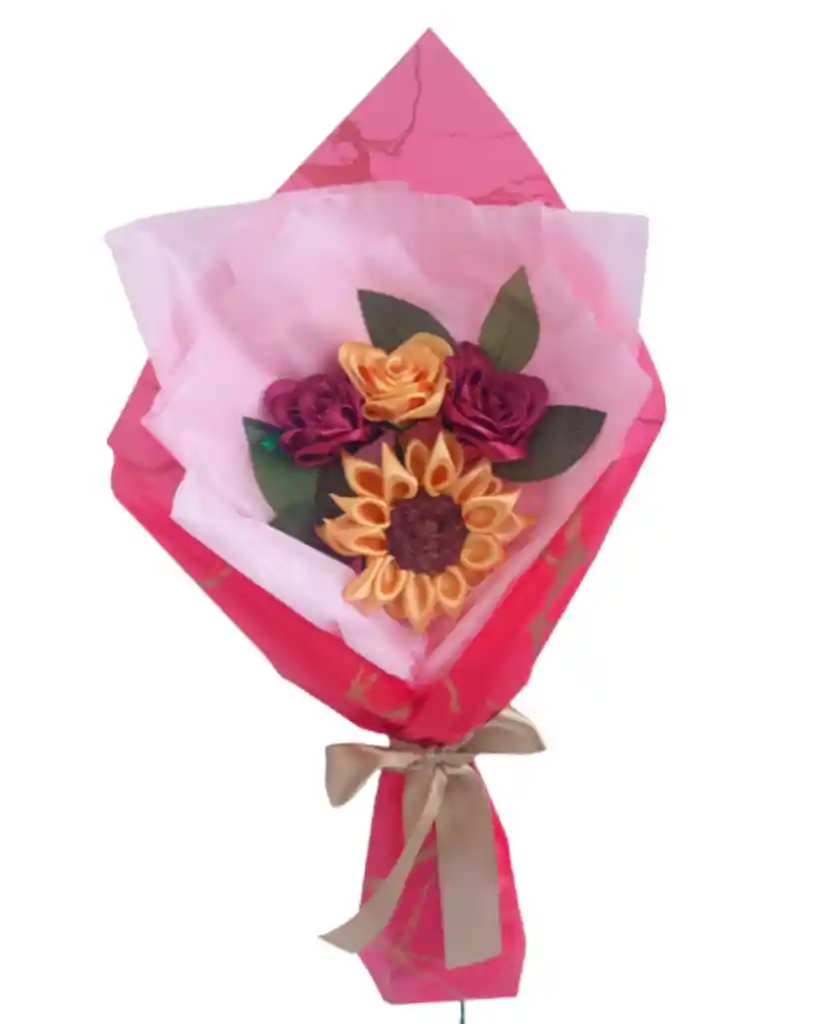 Ramo De Girasol Y Chocolates