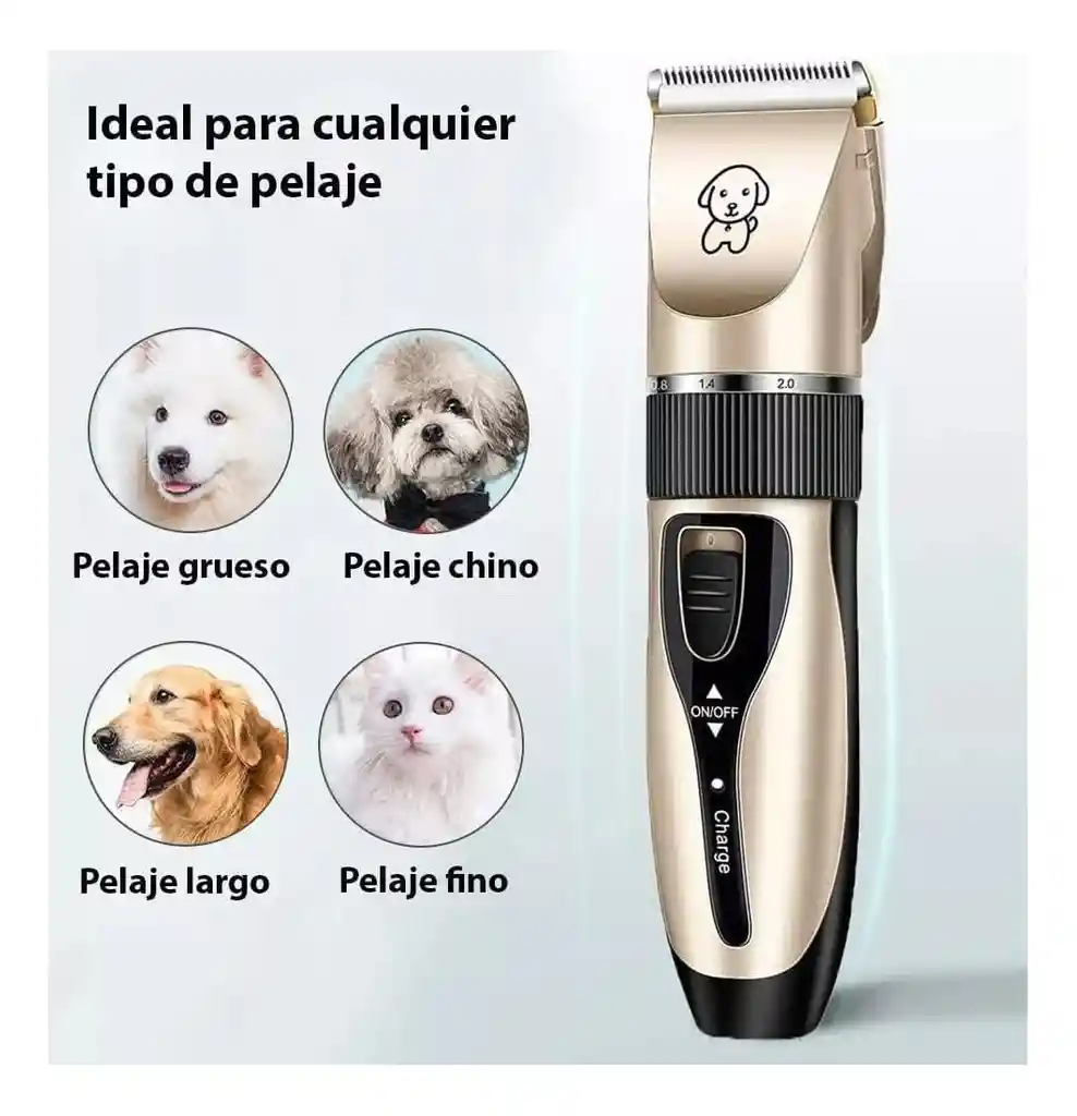Máquina Peluquera De Aseo Para Perros Y Gatos 6 Piezas