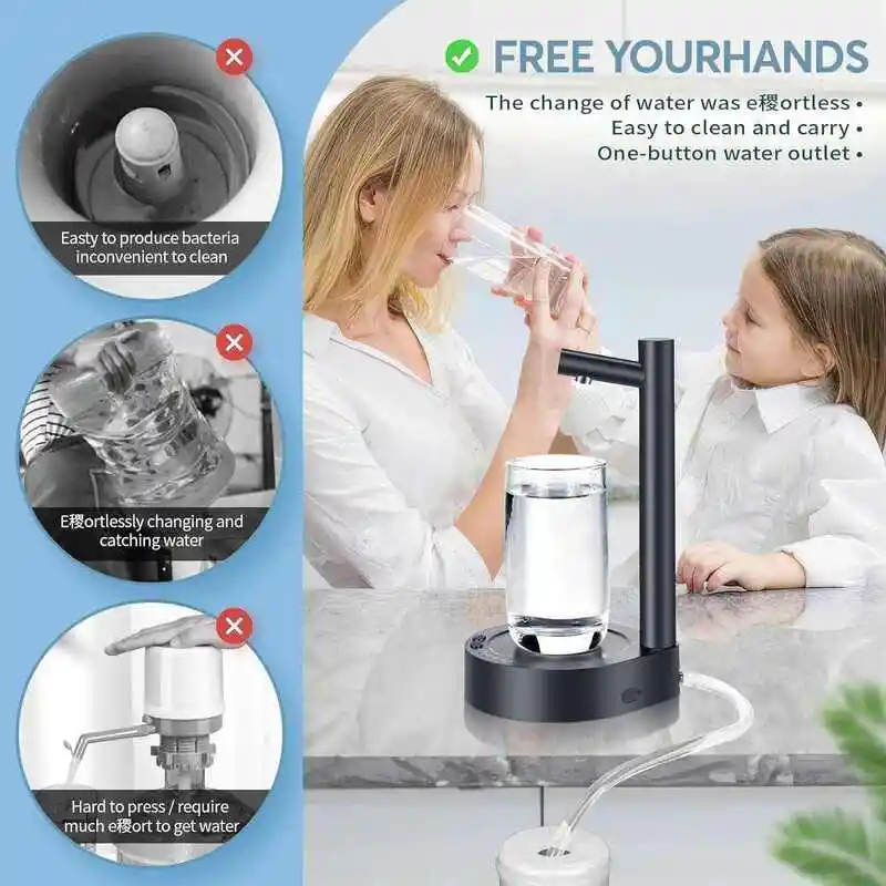 Dispensador De Agua Eléctrico Portátil Y Automático