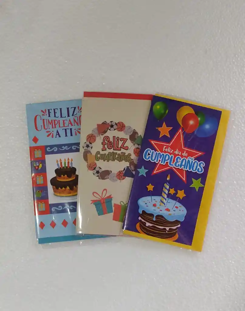 Lluvia De Sobres Colmodernas Feliz Cumpleaños Masculino, Se Despacha Motivos Existentes