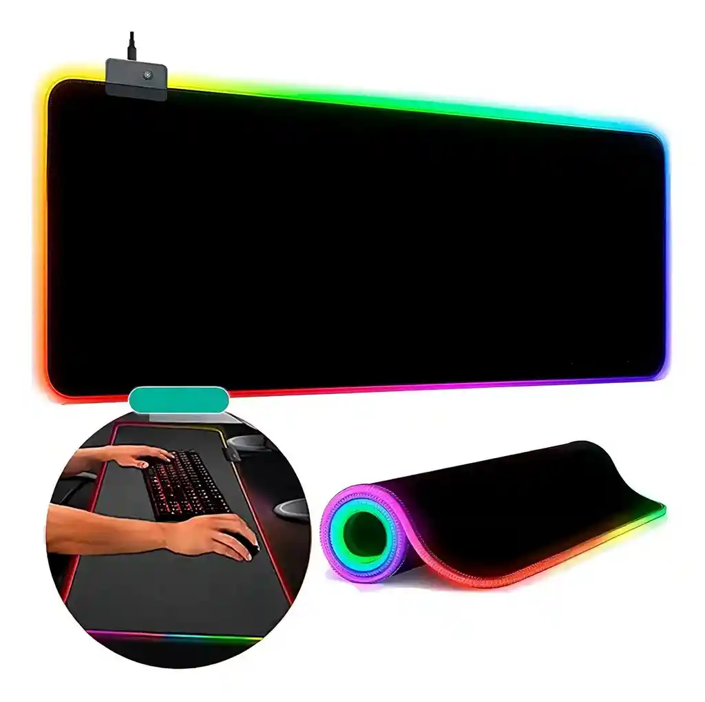 Pad Mouse Gamer S4000 Rgb – Iluminación Multicolor Y Precisión Extrema