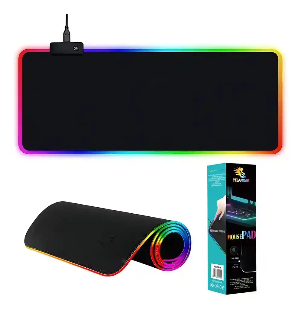 Pad Mouse Gamer S4000 Rgb – Iluminación Multicolor Y Precisión Extrema
