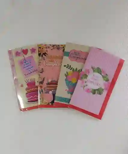 Lluvia De Sobres Colmodernas Feliz Cumpleaños Femenino, Se Despacha Motivos Existentes