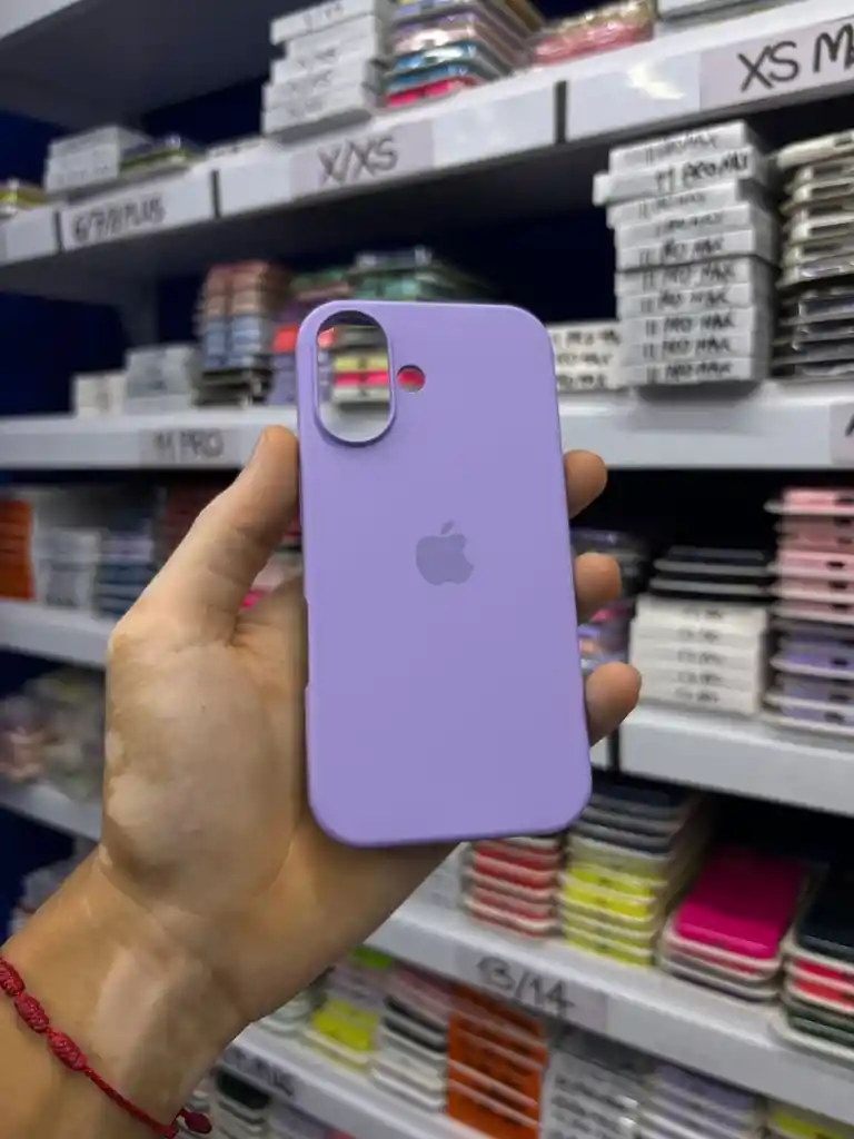 Iphone 16 Plus | Color Lila | Silicone Case | Rigido | Carcasa Protectora | Antihumedad